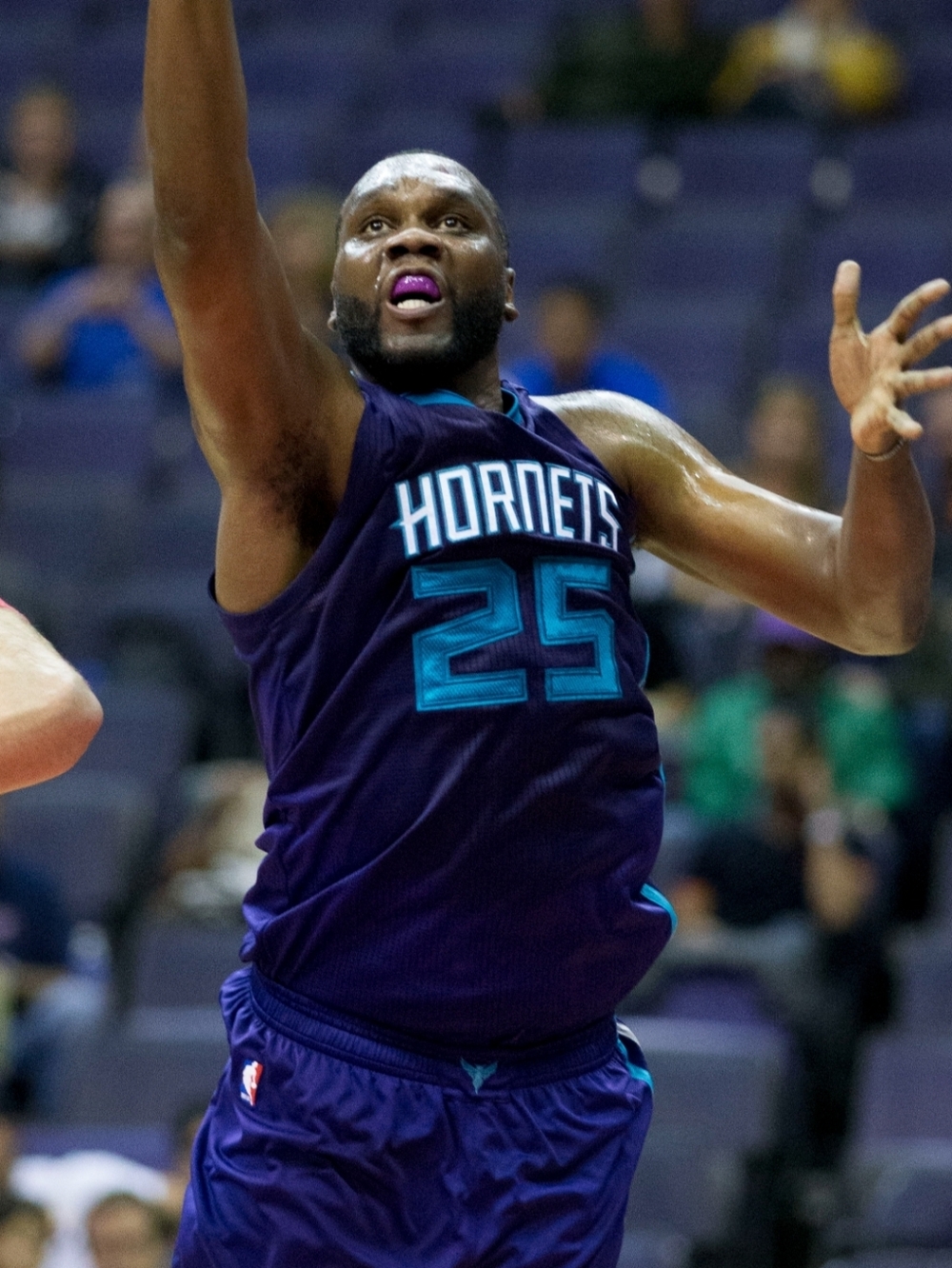 Adidas Youths NBA Al JEFFERSON #25 Charlotte Hornets G 14/16 Y L 14/16 PURPLE